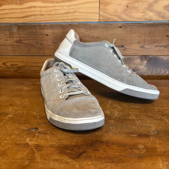 Johnston & Murphy Gray Suede Shoes Men's 10 - Picture 1 of 7